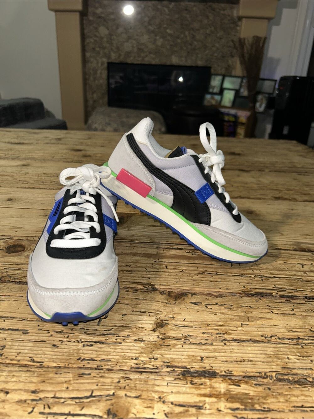 Size 5.5 - PUMA Future Rider Play On Gray Violet W
